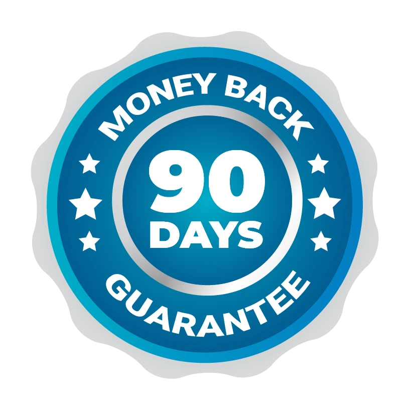 CircO2 90-day money-back guarantee badge
